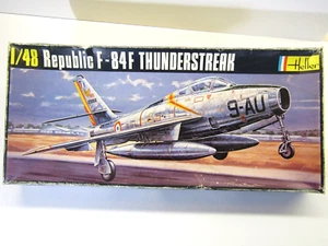 Heller 1:48 Scale Republic F-84 F Thunderstreak Model Kit # 554 - Picture 1 of 9