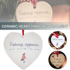 Valentine's Heart`Shaped I Wish You Lived Next Door Pendant Tree Ornament X4T4