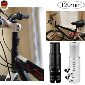120mm Legierung Fahrrad Lenkererhöhung Vorbauverlängerung Vorbauerhöhung 2 Farbe - Bild 1 von 11