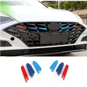For Hyundai Sonata 2020-2023 3-Color Front Center Mesh Grille Grill Strip Trim*6 - Picture 1 of 5