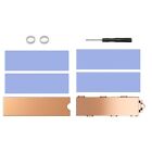 Good Ductility M.2 NVMe 2280 SSD Heatsink Silicone Thermal Pad Coolers Plates