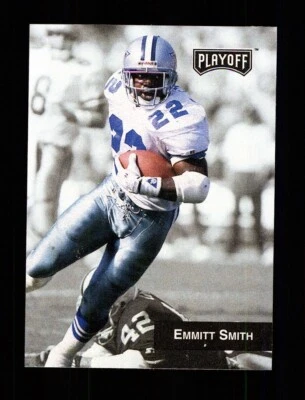 1993 PLAYOFF #10 EMMITT SMITH - DALLAS COWBOYS HOF - Image 1 of 2
