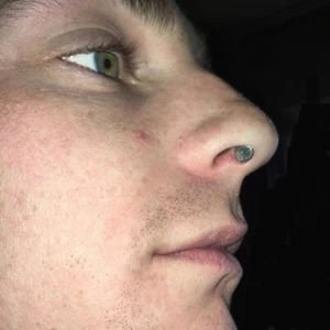 Surgical Steel 10 gauge 10 mm Length with Rubber Band SEPTUM KEEPER. - Picture 1 of 6