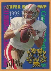 1995 Ultra Steve Young Achievements San Francisco 49ers 10 - Picture 1 of 2
