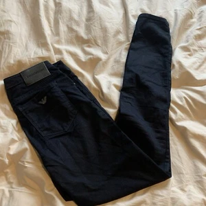 Emporio Armani Womens Jeans Skinny Fit Stretch Dark Blue Zip Fly J28 W27 L31 - Picture 1 of 11