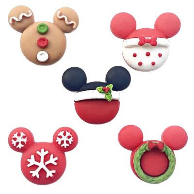 Orejas navideñas adornos artesanales álbum de recortes papel manualidades costura Foto 1 de 2