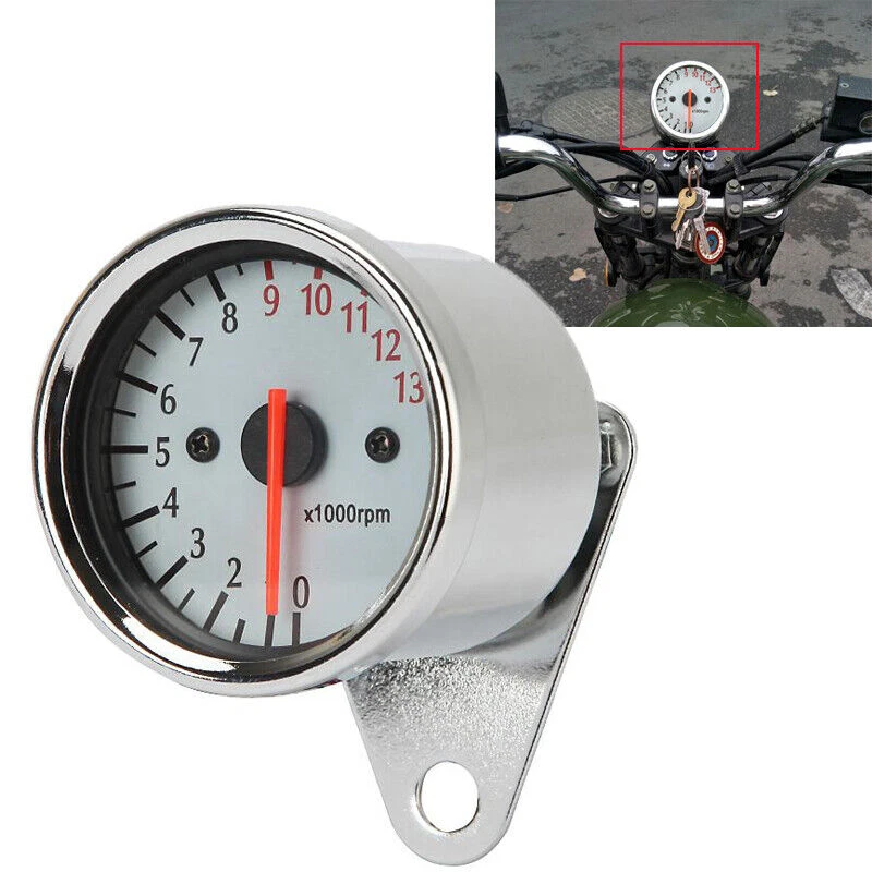 Motorcycle Gauge Tachometer LED Digital 12V For Harley Sportster XL1200 XL883 Foto 1 de 4