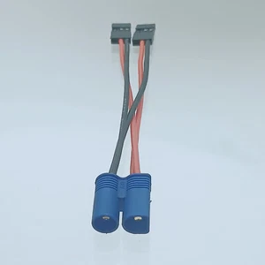 Cavo conversione batteria connettore spina maschio EC3 a 2 spine JR maschio - Foto 1 di 1