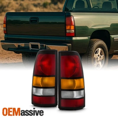Luces traseras de repuesto izquierda+derecha Fit 99-02 Silverado 99-03 Sierra Foto 1 de 4