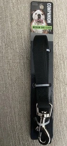 Medium Dog Leash Black 6ft - Picture 1 of 2