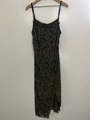 Vestido sin Mangas Y2K Whimsigoth Floral Cottage 1XL Goblincore Dark Fairy Grunge Forest Foto 1 de 4