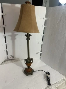 Traditional Table Lamp Urn Two Tone Bronze Black for Living Room Bedroom 31” - Picture 1 of 6
