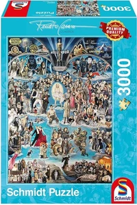 NEW Schmidt  Jigsaw Puzzle 3000 Pieces Renato Casaro Hollywood XXL - Picture 1 of 2