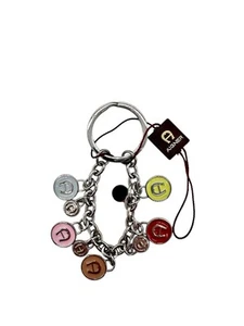 Aigner ciondolo charm portachiavi argento regalo nuovo charm tascabile - Foto 1 di 3