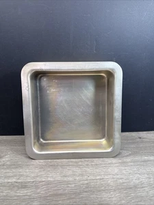 Teglia Torta Vintage Rema Isolata Aria 8x8x2 1/4” Quadrata Doppia Parete Alluminio - Foto 1 di 4