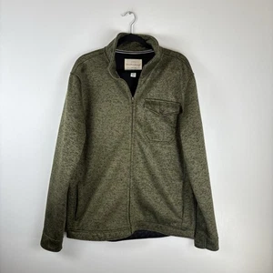 Original Weatherproof Vintage Jacket Mens Large Full Zip Mock Neck Fleece Lined - Picture 1 of 11
