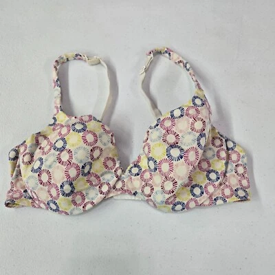 Sujetador Victoria Secret para mujer 36C azul cuerpo geométrico de franela IPEX sin forro Foto 1 de 4