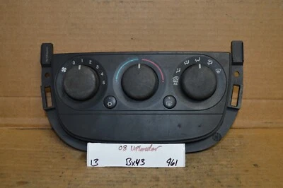05-09 Chevrolet Uplander Temperatura Aire Acondicionado 25783278 Control 961-13 Bx 43 Foto 1 de 3