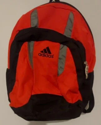 Adidas Backpack Black/Red Compartments Flaw See Description  Sale - Image 1 of 4