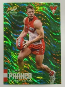 2020 Select AFL Prestige Green Parallel No.175 Luke Parker Sydney 013/60 - Picture 1 of 1