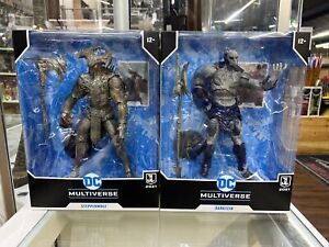 Steppenwolf and Darkseid Deluxe McFarlane Action Figures Lot ot 2 Justice League