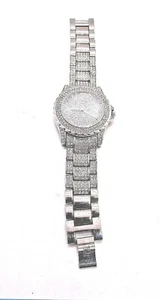 Ladies BS Bee Sister  Rhinestone Encrusted Quartz 35mm Watch New Battery - Picture 1 of 5