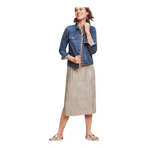 Anthropologie Akemi + Kin Corrina Metallic Sleeveless Midi Dress Size X-Large - Picture 1 of 9