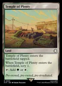 MTG Fallout R Temple of Plenty #0309 - Picture 1 of 1