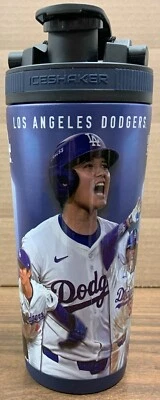 LOS ANGELES DODGERS 26oz STAINLESS STEEL ICE SHAKER BOTTLE W/HANDLE WINCRAFT 👀 - Image 1 of 4