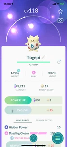 Pokemon TRADE - #175 Togepi !! Safe, Cheap & Fast !! - Picture 1 of 1