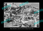 Old Postcard Size Photo Thame Oxfordshire England The Town And Church C1950