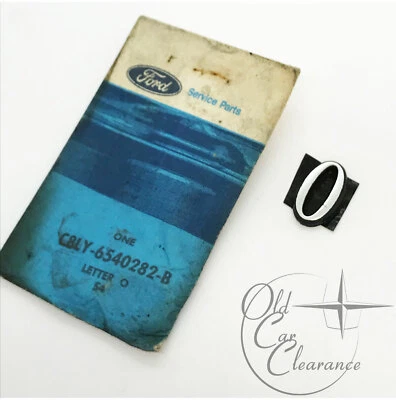 1969 Lincoln Mark III Trunk Letter "O" (C8LY6540282B) NOS - Image 1 of 3
