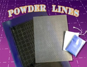 Stencil Griglia per tecnica da spolvero - Powder Lines (PL) - Picture 1 of 1