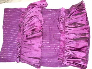 New Purple with Gold Stripe Pashmina/shawl/scarf - Picture 1 of 1
