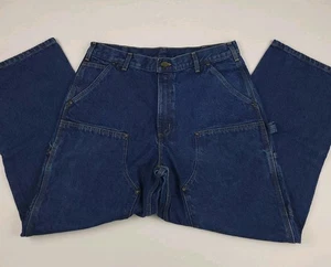 Vintage Carhartt Double Knee Denim Blue Jeans Neu ohne Etikett selten Y2k 90s Workwear USA 36 - Bild 1 von 7