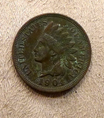 1904 INDIAN HEAD CENT PENNY - Image 1 of 2