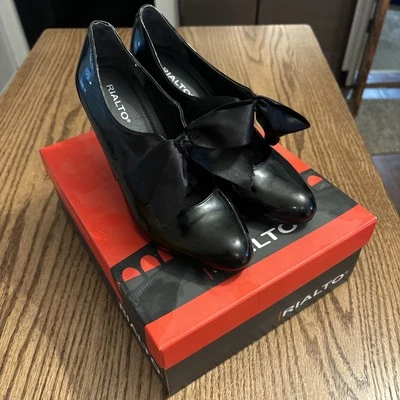 Zapatos de salón Rialto con lazo de cuero talla 8 Foto 1 de 4