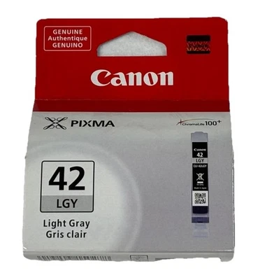 Genuine Canon CLI-42LGY Light Gray Ink Cartridge New - Image 1 of 4