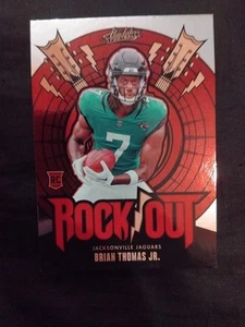 2024 Panini Absolute Brian Thomas Jr Rock Out RC Jacksonville Jaguars - Picture 1 of 6