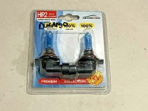 HIR2 9012 55W 5000K Halogen Bulbs Headlight Dual Replacement Super White #2909 - Picture 1 of 2