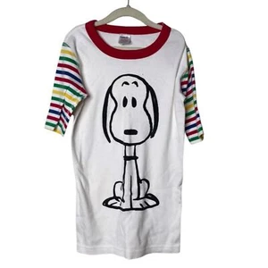Hanna Andersson & Peanuts Snoopy pjs short sleeve top size 12 - Picture 1 of 2