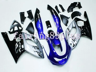 Blue Black Silver ABS Injection Mold Fairing Kit Fit for YZF600R 1997 - 2007 - Imagem 1 de 4
