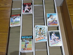 1985 1986 TOPPS BASEBALL CARDS YOU PICK 20 FINISH COMPLETE SET BUILDER SINGLES - Picture 1 of 5