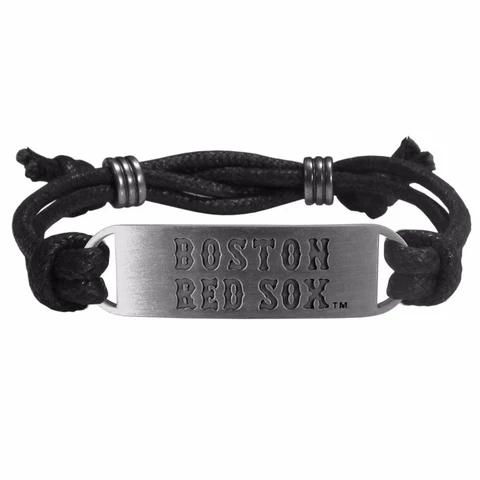 Boston Red Sox Cord Bracelet Licensed MLB Baseball Jewelry Cover