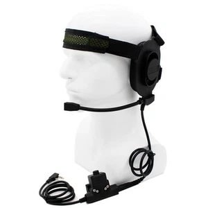 CS HD01 Z Tactical Headset Earpiece Mic U94 PTT Baofeng UV-5R UV-5RTP H777 Radio - Picture 1 of 6