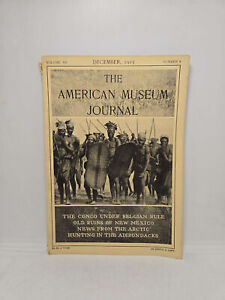 The American Museum Journal, décembre 1915 : Le Congo sous domination belge