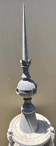 Stunning Antique French Napoleon III Zinc Roof Finial 43” Inches Tall 11lbs! - Picture 1 of 24