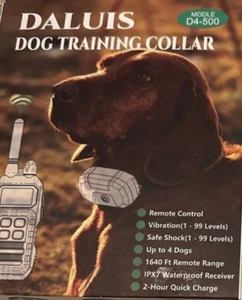 Daluis Dog Training Collar With Remote Desert Camo D4-500 NEW NIB - Picture 1 of 4