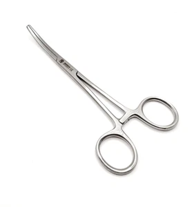Dental Forceps Hemostat Surgical Pean Locking Pliers 16cm Curved - Picture 1 of 5