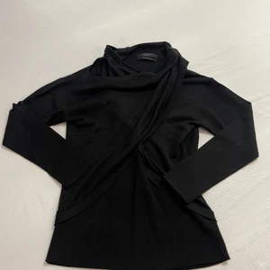 ALLSAINTS Black Merino Wool Top Sweater Size XS - Picture 1 of 7
